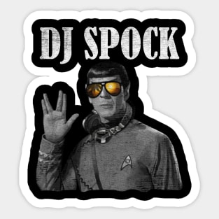 DjSpock Drop play The Bass Sticker